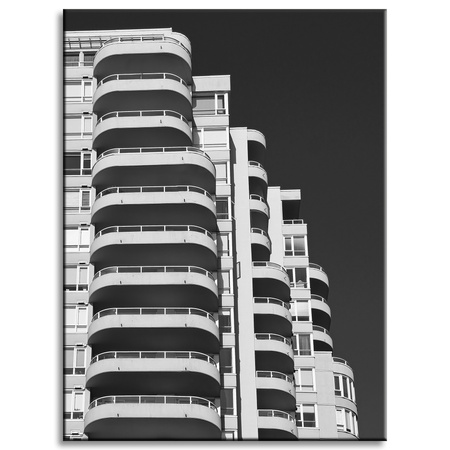 Canvas Print Architecture Building Balconies_2 30x40 cm