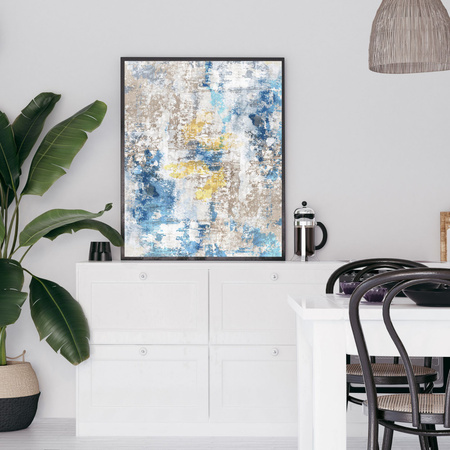 Poster Abstract_6 24X30 cm + gray stone frame