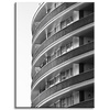 Canvas Print Architecture Building Balconies 30x40 cm