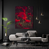 Canvas Print Botanical Red Poppies 30x40 cm