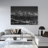 Canvas Print Architecture Los Angeles Black and White 120X60 cm