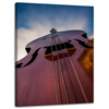 Canvas Print Music Double Bass 30x40 cm