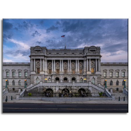 Canvas Print Architecture Library of Congress 40X30 cm