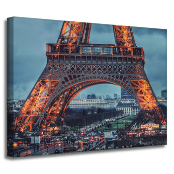 Canvas Print Architecture Eiffel Tower 40X30 cm