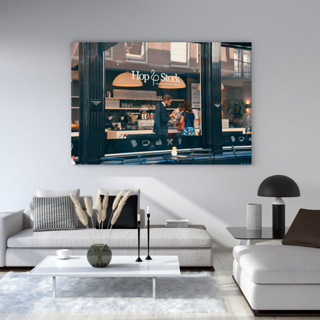 Canvas Print Architecture Cafe 40x30 cm