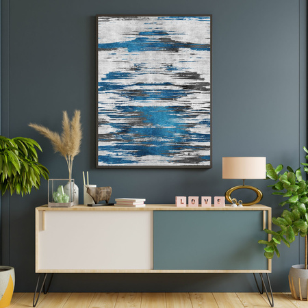 Poster Abstraction_8 24X30 cm + gray stone frame