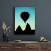 Canvas Print Nature Balloon Flight 30x40 cm