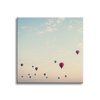 Canvas Print Youth Balloons Sky 80x80