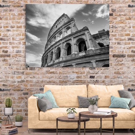Canvas Print Architecture Colosseum black and white 40X30 cm
