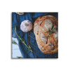 Canvas Print Bread Garlic Breakfast Rosemary Vintage 90x90