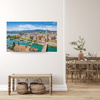Canvas Print Pastel City Art Summer Landscape 100x80 cm