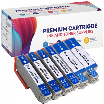 Replacement Ink for Epson T3351 T3361 T3362 T3363 T3364 Epson Expression Premium XP-530 XP-540 XP-630 XP-630 Series XP-635 GP-E3365XL CMYKK GG