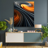 Canvas Print Abstraction Swirls Spirals 80x120