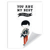 Children's poster You are may best friend 30X40 cm
