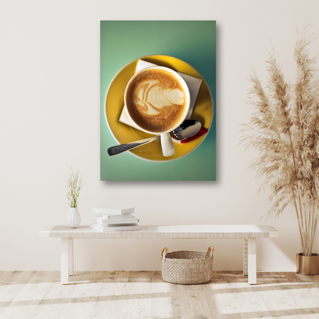 Canvas Print Coffee Vintage Stylish Cafe 80x120