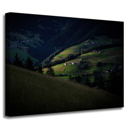 Canvas Print Nature Mountain Upland 40x30 cm