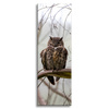 Canvas Print Animals Sleeping Owl 40x120 cm