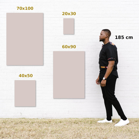 Your photo on the poster creator 70x100 cm