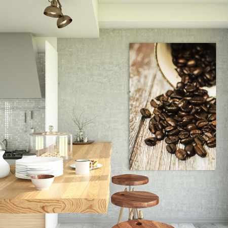 Canvas Print Kitchen Coffee Beans 30x40 cm