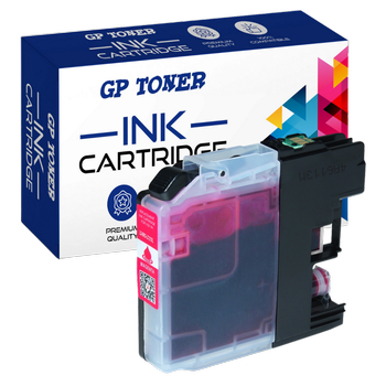 Compatible Ink Cartridge Brother LC123 DCP-J132w J152w J552dw MFC-J4410dw 4510dw - GP-B123M XL Magenta