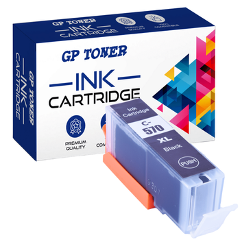 Replacement ink for Canon Pixma MG6852 7752 TS6050 6052 GP-C570XL BK GP