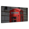 Canvas Print Architecture Telephone Booth London 120X60 cm
