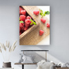 Canvas Print Freshness of Summer Raspberries Fruit Spring 80x120