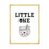 Little one children's poster 40X50 cm + gold frame