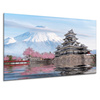 Canvas Print Nature Mount Fuji Japan 120X60 cm