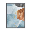 Poster Abstract 30X40 cm + gray stone frame