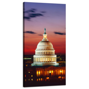 Canvas Print Architecture Washington 40x80 cm
