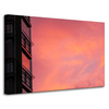 Canvas Print Pink Sky Sunset Building 90x60