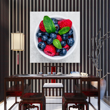 Canvas Print Kitchen Fruits 40x40 cm