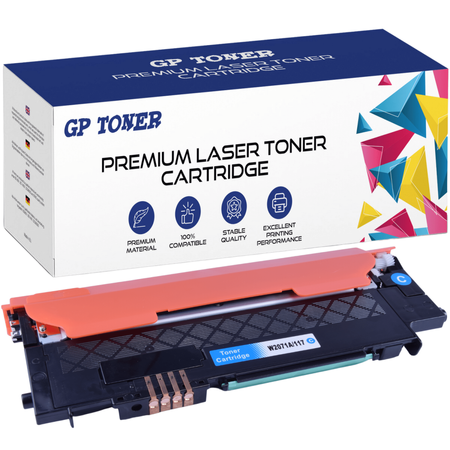 TONER FOR HP COLOR 150NW MFP 178 |117A W2071A Cyan GP-H2071A CHIP
