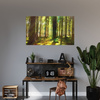 Canvas Print Oil Forest Trees Light Nature 100x80 cm