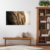 Canvas Print Elephant Face Eye Nature 100x80 cm