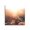 Canvas Print Grand Canyon Couple Sun River 90x90