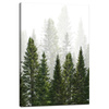 Canvas Print Rain Forest Nature Trees 40x60 cm