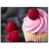 Canvas Print Kitchen Raspberry Cupcake 40x30 cm