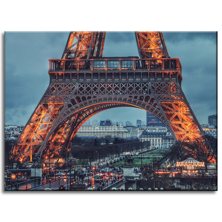 Canvas Print Architecture Eiffel Tower 40X30 cm