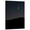 Canvas Print Nature Night Dark Moon Mountains 80x120