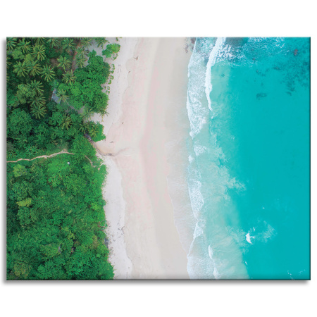 Canvas Print Sea Waves Sand Nature 100x80 cm