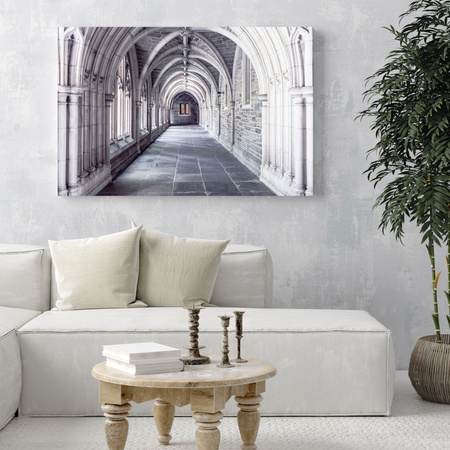 Canvas Print Arches Building Architecture 40x30 cm