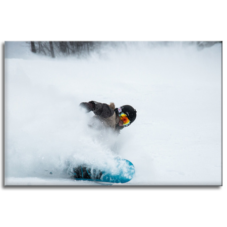 Canvas Print Snowboard Snow Winter 90x60