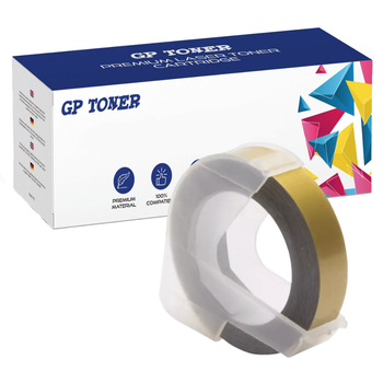 DYMO Tape 9mm 3m Gold GP-D5238-08