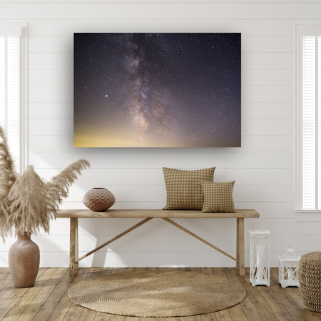 Canvas Print Stars Sky Space Night 90x60