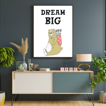 Poster Children's Dream big_2 40X50 cm + silver frame