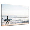 Canvas Print Surfing Sea Water Summer Beach 90x60