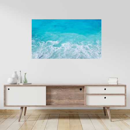 Canvas Print Sea Foam Waves Water 100x80 cm