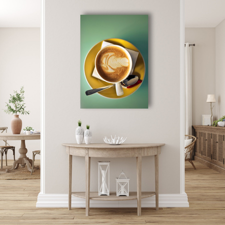 Canvas Print Coffee Vintage Stylish Cafe 80x120